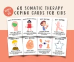Tarjetas de habilidades de afrontamiento para terapia dirigidas a niños