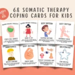 Tarjetas de habilidades de afrontamiento para terapia dirigidas a niños